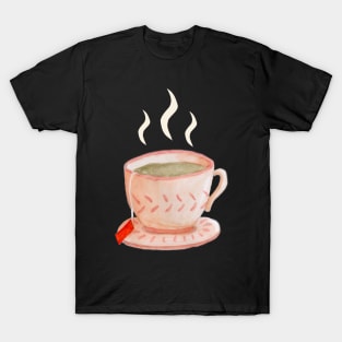 Tea Time Pattern T-Shirt